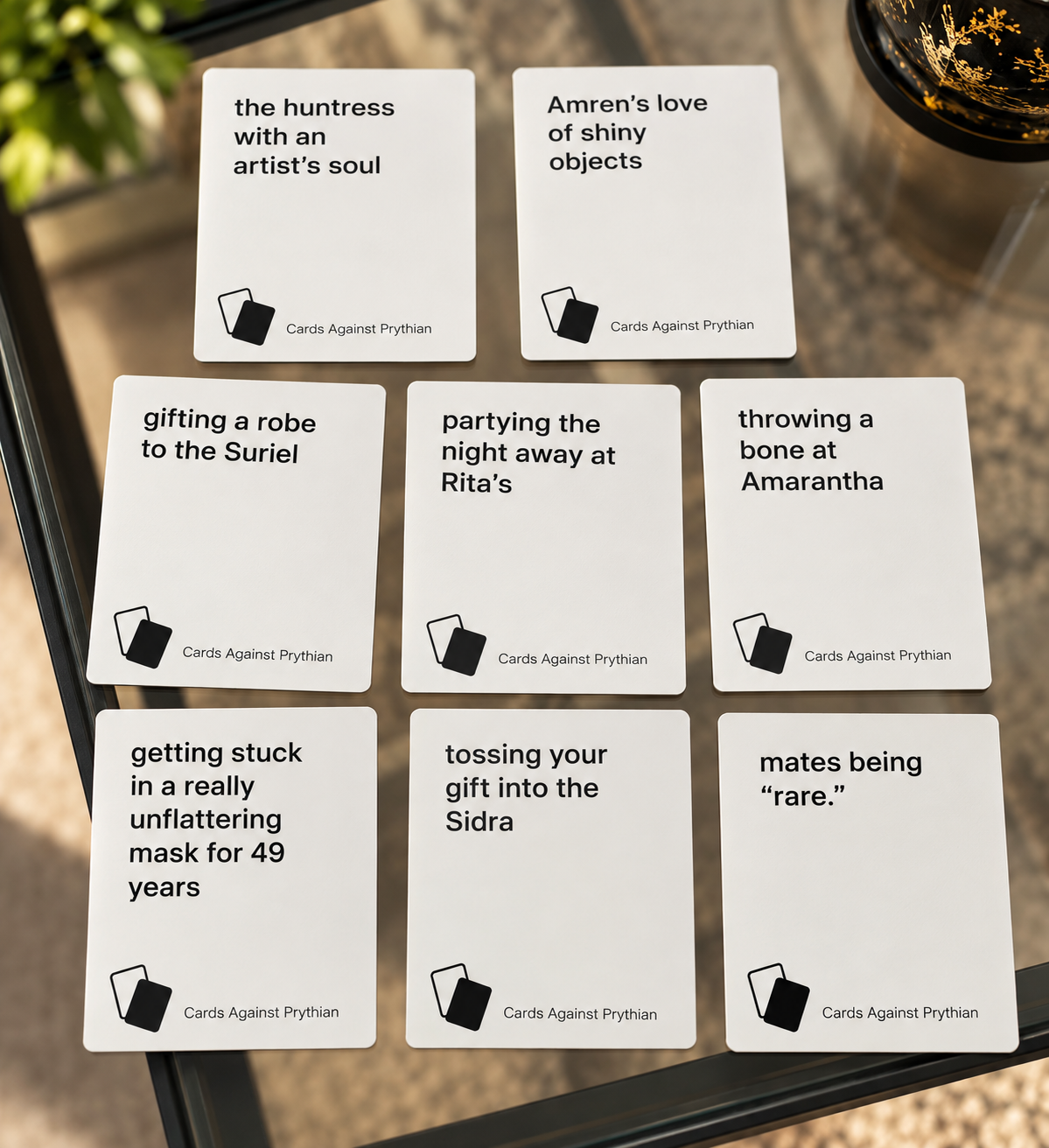 Cards Against Prythian