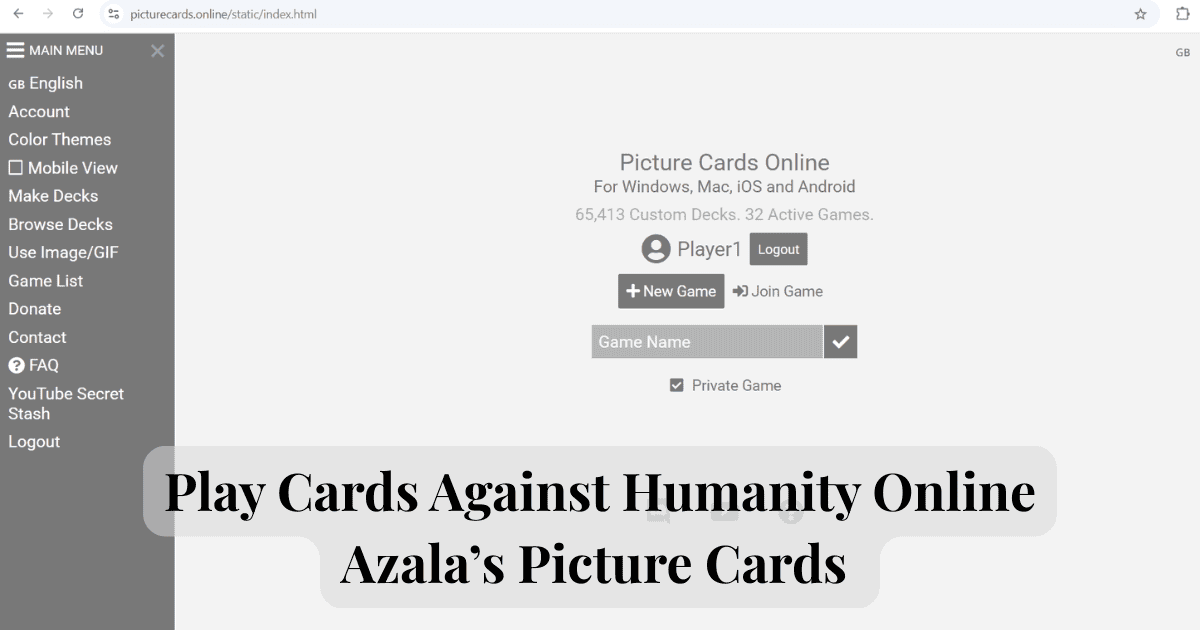 Playing CAH Online - Cover Photo