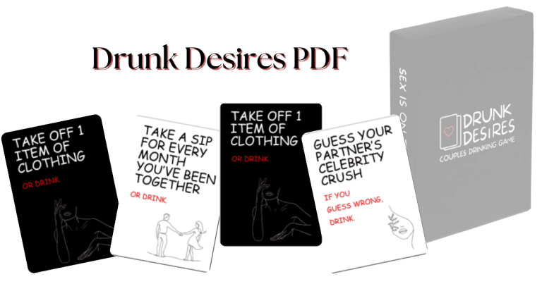 Couples Favorite Card Game In PDF Form: Drunk Desires Printable ...