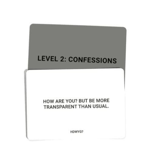 ‘How Deep Will You Go?’ Card Game Sincere Review EditionCards