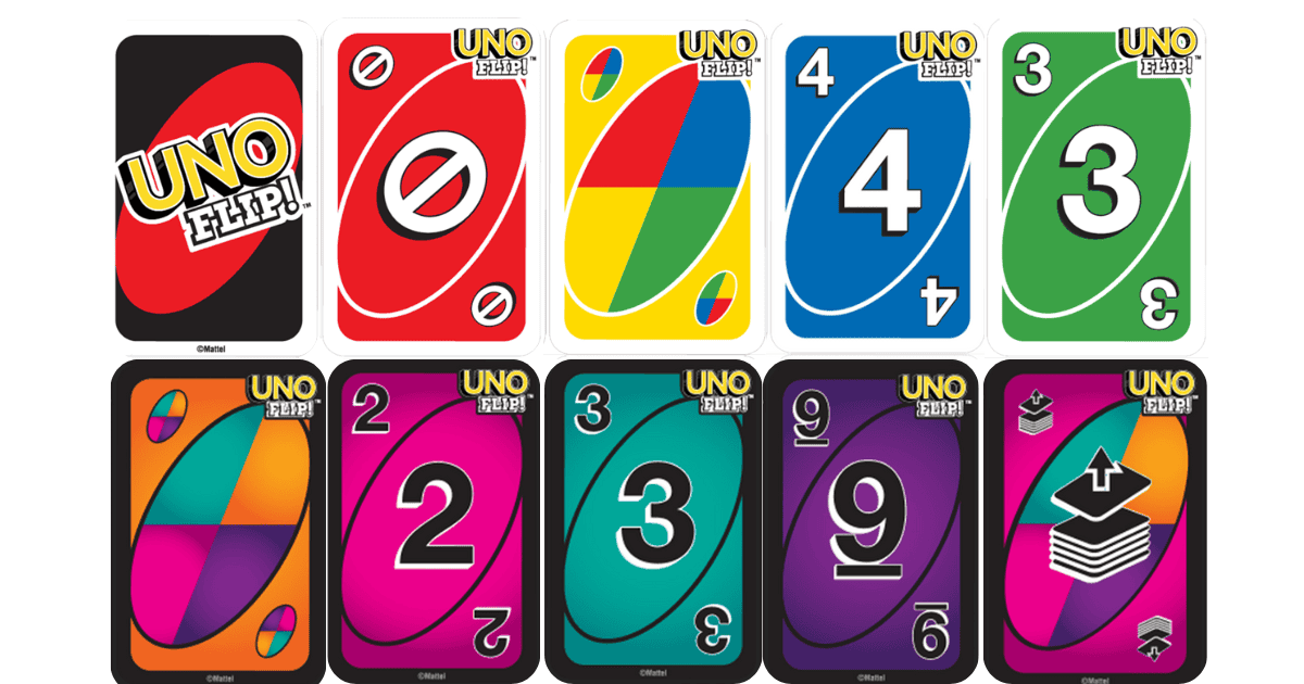UNO Flip PDF Printable Download All 112 Cards For Free EditionCards