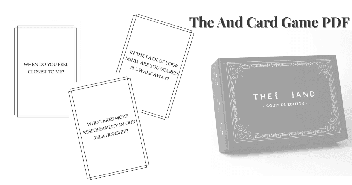 The And Card Game - Cover Photo