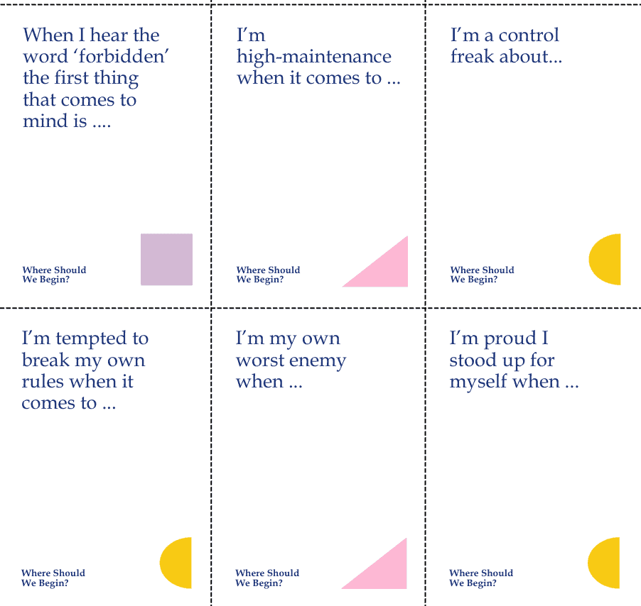 Where Should We Begin PDF - Cards