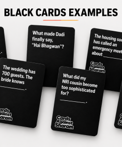 Cards Against Sharam black cards
